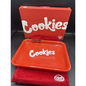 Cookies Glowtray Red Glow LED Rolling Tray 1536A3452-RED